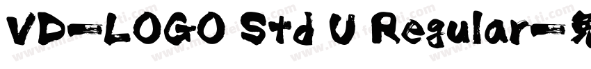 VD-LOGO Std U Regular字体转换